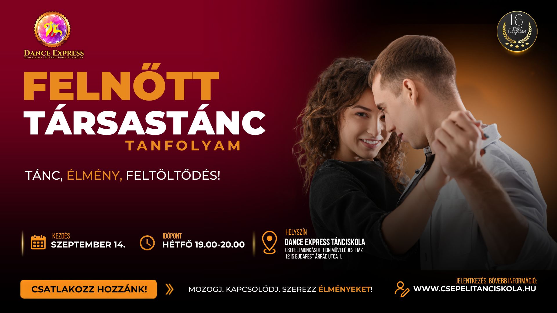 Stílusos belépő a társastánc, a keringő, a tangó és a latin táncok világába – grafika