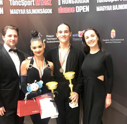 Ifjúsági Latin Magyar Bajnokság ezüstérmesei a csepeli táncosok
